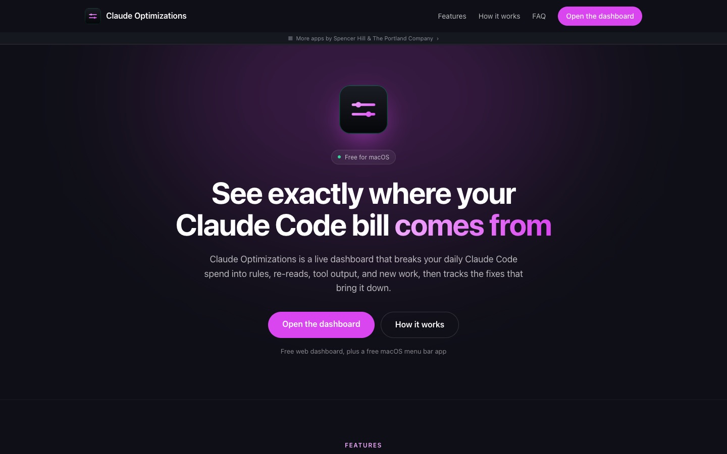 Screenshot of Claude Optimizations