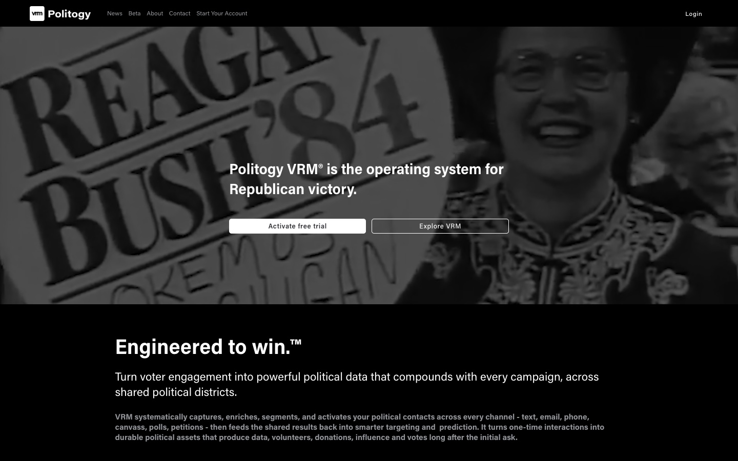 Screenshot of Politogy: VRM
